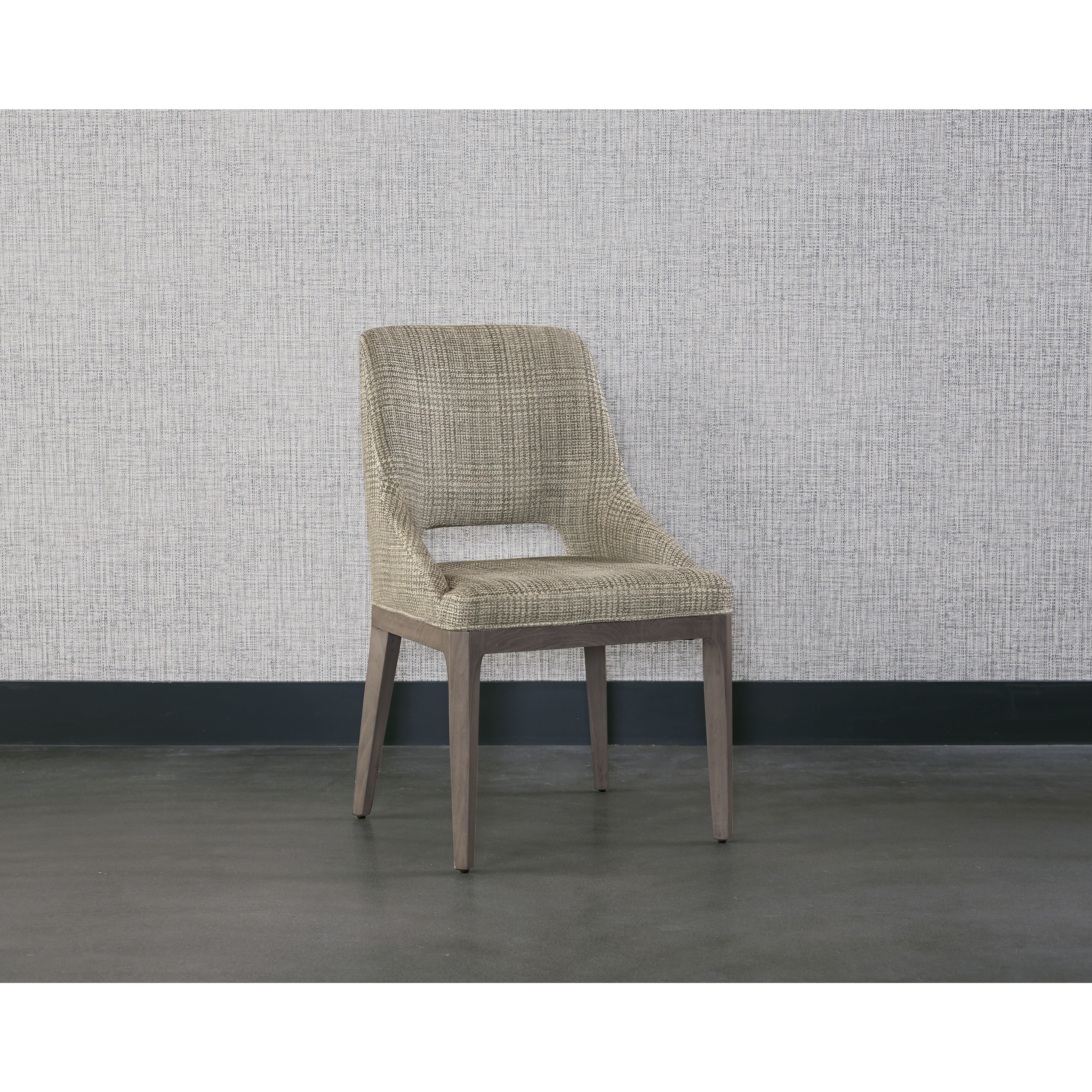 Estrada Naya Check Light Grey Dining Chair